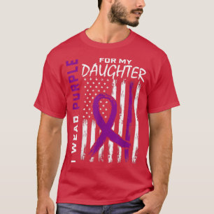 Ich trage Lila für meine Tochter Lupus Awareness A T-Shirt
