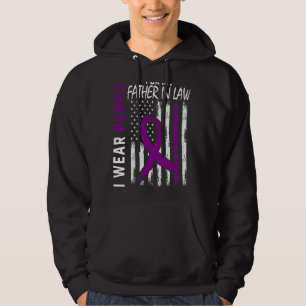 Ich trage Lila für meinen Jurastudenten Lupus-Bewu Hoodie