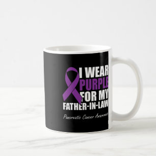 Ich trage Lila für meinen Schwiegervater Pankreasd Kaffeetasse