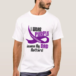 Ich trage Lila für meinen Vater 33 PANKREATISCHEN T-Shirt
