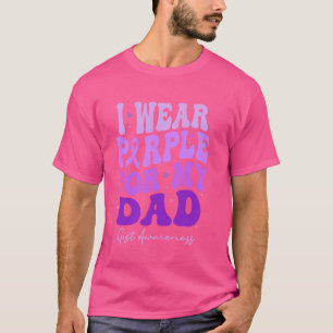 Ich trage Lila für meinen Vater GIST-Bewusstsein R T-Shirt