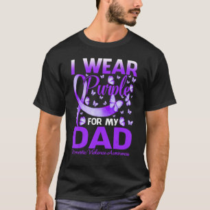 Ich trage Lila für meinen Vater häusliche Gewalt A T-Shirt