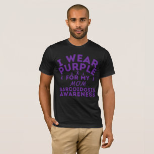 Ich trage Lila für meinen Vater Sarcoidose Custom T-Shirt