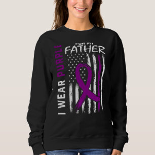 Ich trage Lila für meinen Vater Vater Lupus Bewuss Sweatshirt