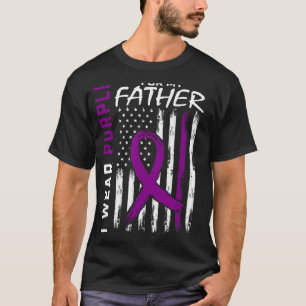 Ich trage Lila für meinen Vater Vater Lupus Bewuss T-Shirt