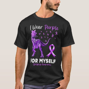 Ich trage Lila für mich selbst Epilepsie-Bewusstse T-Shirt