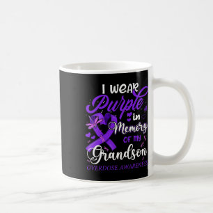 Ich trage Lila Gedächtnis für meine Grandson-Überd Kaffeetasse