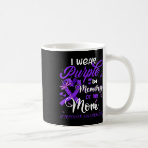 Ich trage Lila Gedächtnis für meine Mama Überdosie Kaffeetasse