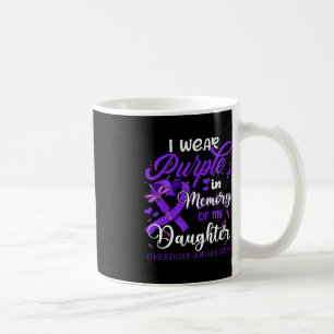 Ich trage Lila Gedächtnis für meine Tochter Überdo Kaffeetasse