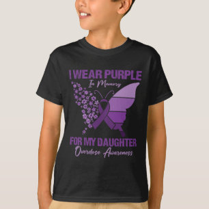 Ich trage Lila Gedächtnis für meine Tochter Überdo T-Shirt