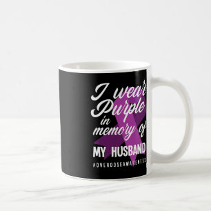 Ich trage Lila Gedächtnis für meine Überdosierung  Kaffeetasse