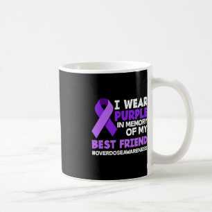 Ich trage Lila im Gedächtnis meiner besten Freundi Kaffeetasse