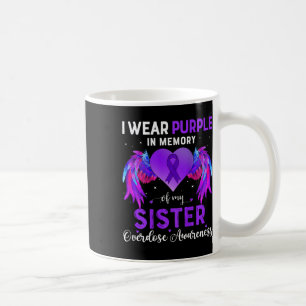 Ich trage Lila im Gedächtnis meiner Schwester Über Kaffeetasse