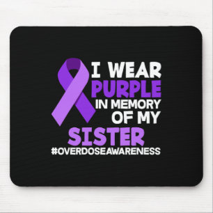 Ich trage Lila im Gedächtnis meiner Schwester Über Mousepad