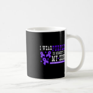 Ich trage Lila im Gedächtnis meines Sohnes - Überd Kaffeetasse