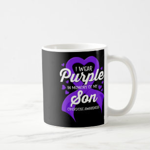 Ich trage Lila im Gedächtnis meines Sohnes Überdos Kaffeetasse