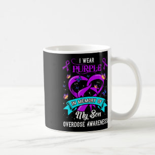 Ich trage Lila im Gedächtnis meines Sohnes Überdos Kaffeetasse