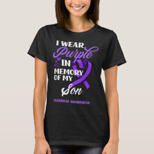 Ich trage Lila im Gedächtnis meines Sohnes Überdos T-Shirt