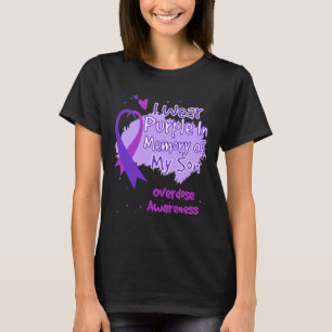 Ich trage Lila im Gedächtnis meines Sohnes Überdos T-Shirt