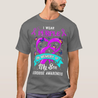 Ich trage Lila im Gedächtnis meines Sohnes Überdos T-Shirt
