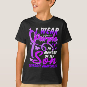 Ich trage Lila im Gedächtnis meines Sohnes Überdos T-Shirt