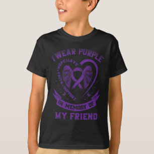 Ich trage Lila im Gedenken an meine Freundin Epile T-Shirt