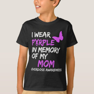 Ich trage Lila in Erinnerung an meine Mama Überdos T-Shirt