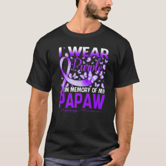 Ich trage Lila in Erinnerung an meine Papaw Epilep T-Shirt