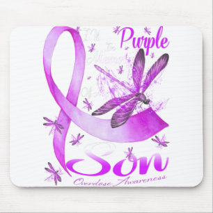 Ich trage Lila in Erinnerung an meine Son-Libelle Mousepad