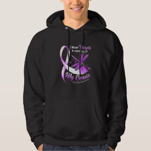 Ich trage Lila in Erinnerung an meinen Cousin wege Hoodie