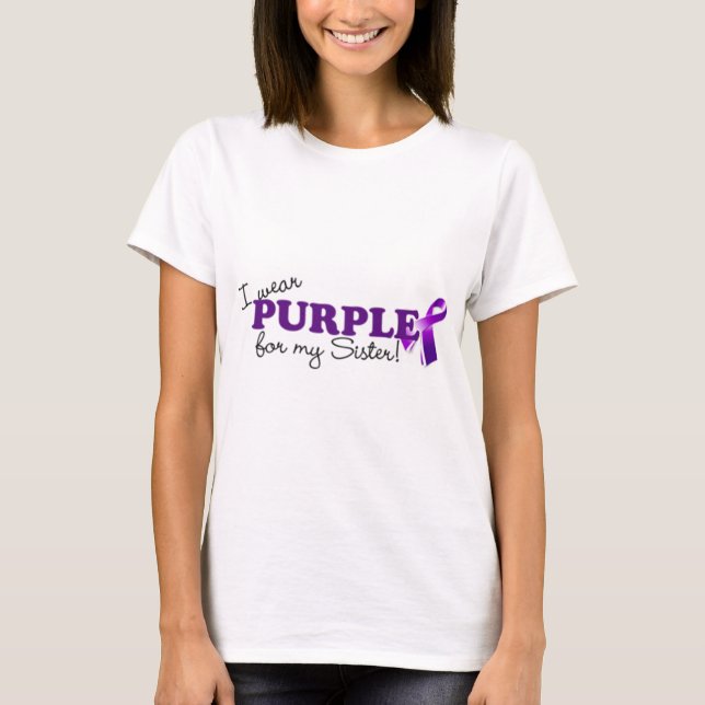 Ich trage Lila T-Shirt (Vorderseite)