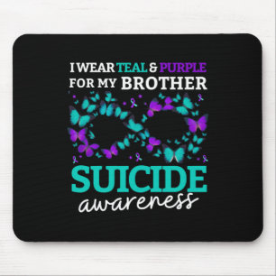 Ich trage Lila und Aquamarin für meinen Bruder Sui Mousepad