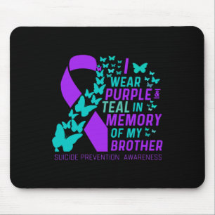 Ich trage Lila und Aquamarin für meinen Bruder Sui Mousepad