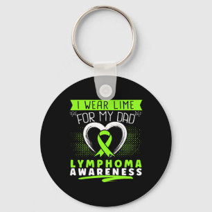 Ich trage Limon für meinen Vater Lymphomen Bewusst Schlüsselanhänger