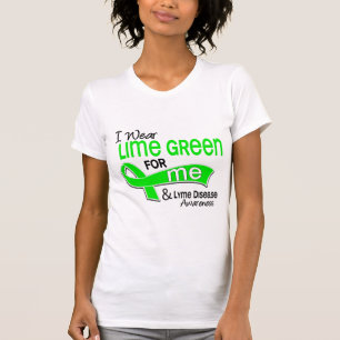 Ich trage Limones Grün 42 ich Lyme Krankheit T-Shirt
