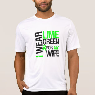 Ich trage Limones Grün für mein Ehefrau-Lymphom T-Shirt
