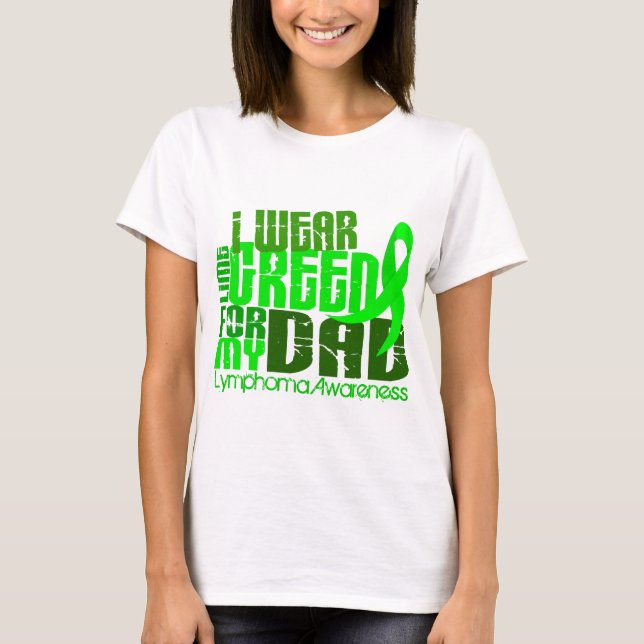 Ich trage Limones Grün für mein Lymphom des T-Shirt (Vorderseite)