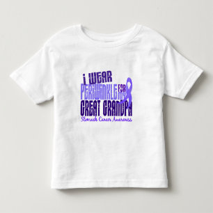 Ich trage Magen-Krebs des Singrün-großen Kleinkind T-shirt