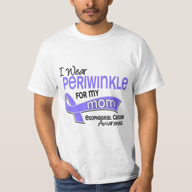 Ich trage Mama-Esophageal Krebs des Singrün-42 T-Shirt (Vorderseite)