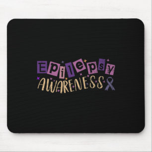 Ich trage monatlich ein Lila Band zur Bewusstseins Mousepad