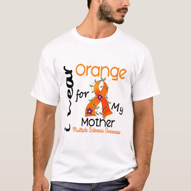 Ich trage Mutter Mitgliedstaat-multiple Sklerose T-Shirt (Vorderseite)