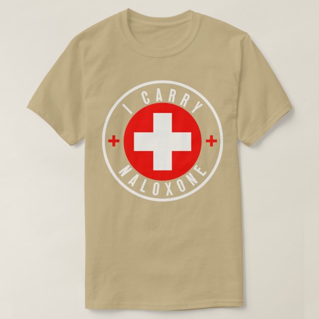 Ich trage Naloxon 1 T-Shirt (Design vorne)