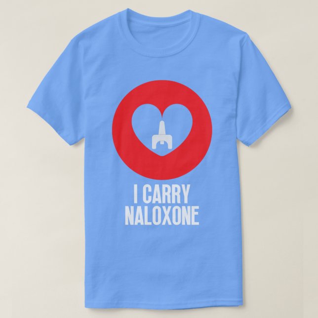 Ich trage Naloxon 39 T-Shirt (Design vorne)