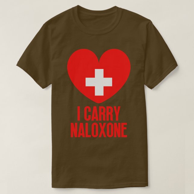 Ich trage Naloxon 8 T-Shirt (Design vorne)