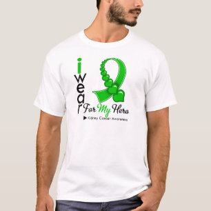 Ich trage Nieren-Krebs-Band für meinen Held T-Shirt