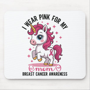 Ich trage NK für meine Mama Einhorn Brustkrebs-Bew Mousepad