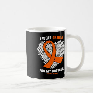 Ich trage Orange für mein Bruder Rsdcrps Bewusstse Kaffeetasse