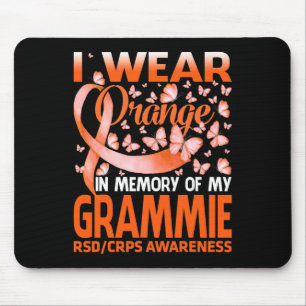 Ich trage Orange für mein Grammie Rsd Crps Bewusst Mousepad