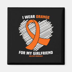 Ich trage Orange für meine Freundin Rsdcrps Bewuss Magnet