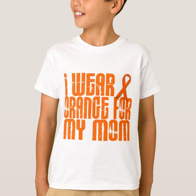 Ich trage Orange für meine Mama 16 T-Shirt (Vorderseite)